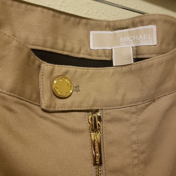 NWT Michael Kors Khaki Bootcut/Flare Jean - Picture 4 of 7
